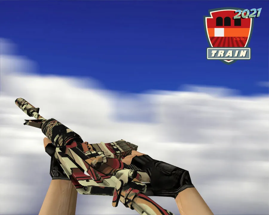 Скриншот M4A1-S | Поп-шипучка (Fizzy POP) для CS 1.6: v_/p_/w_ модели, звуки, осмотр и качество текстур