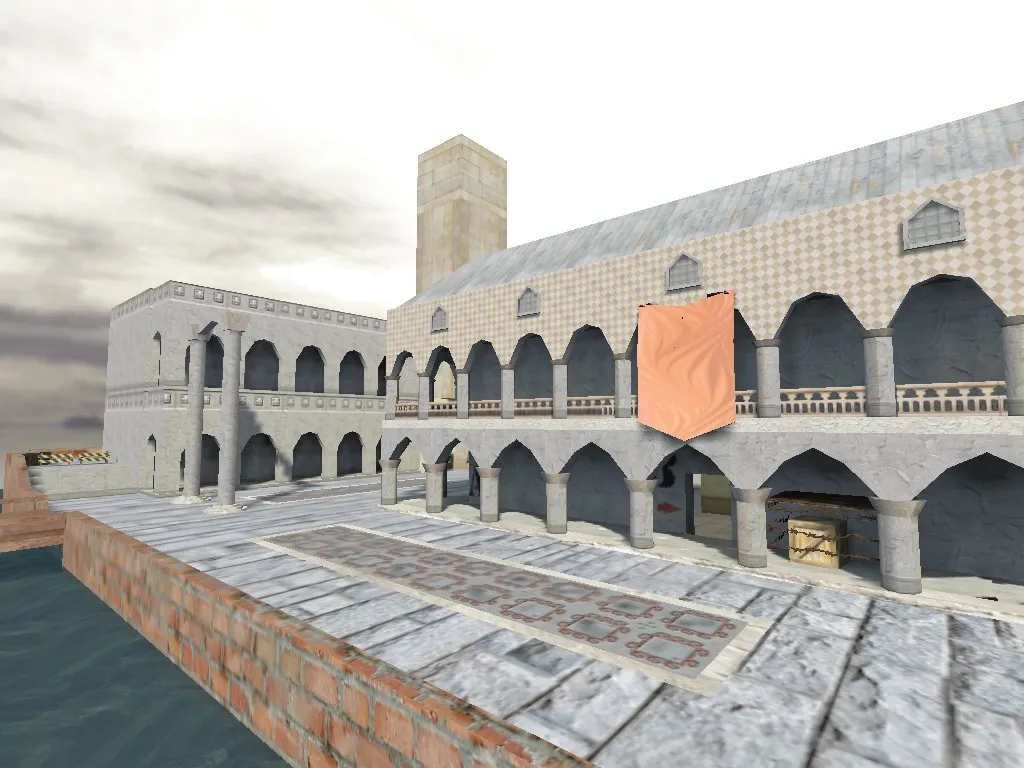 Скриншот de_canals для CS 1.6: тактика за CT/T, точки, .nav для ботов, оптимизация wpoly/epoly