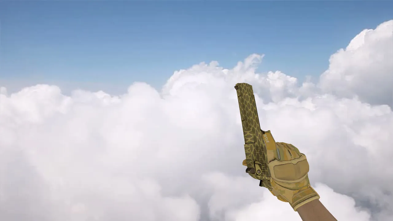 Скриншот Модель «Deagle Золотой карп» для CS 1.6 – качественная замена