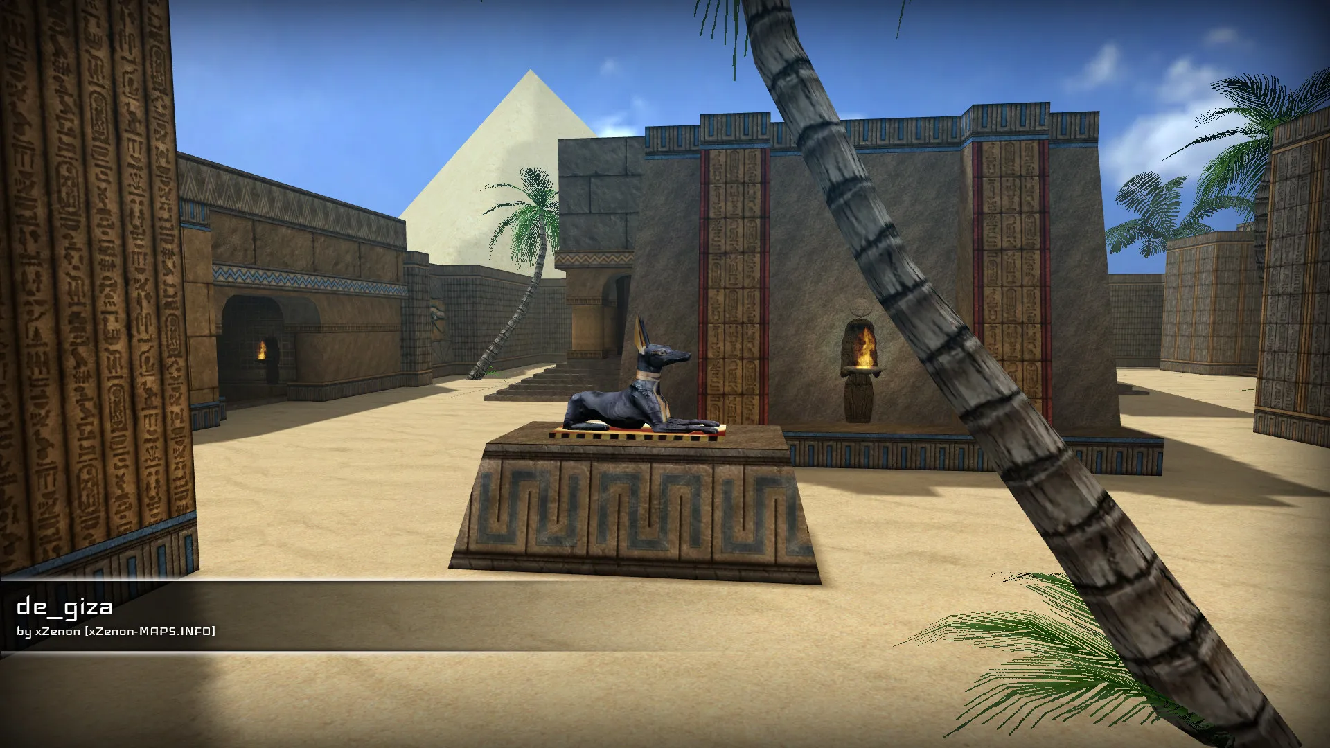 Скриншот  de_giza_b3 карта для CS 1.6: баланс сторон, точки, .nav для ботов, оптимизация wpoly/epoly