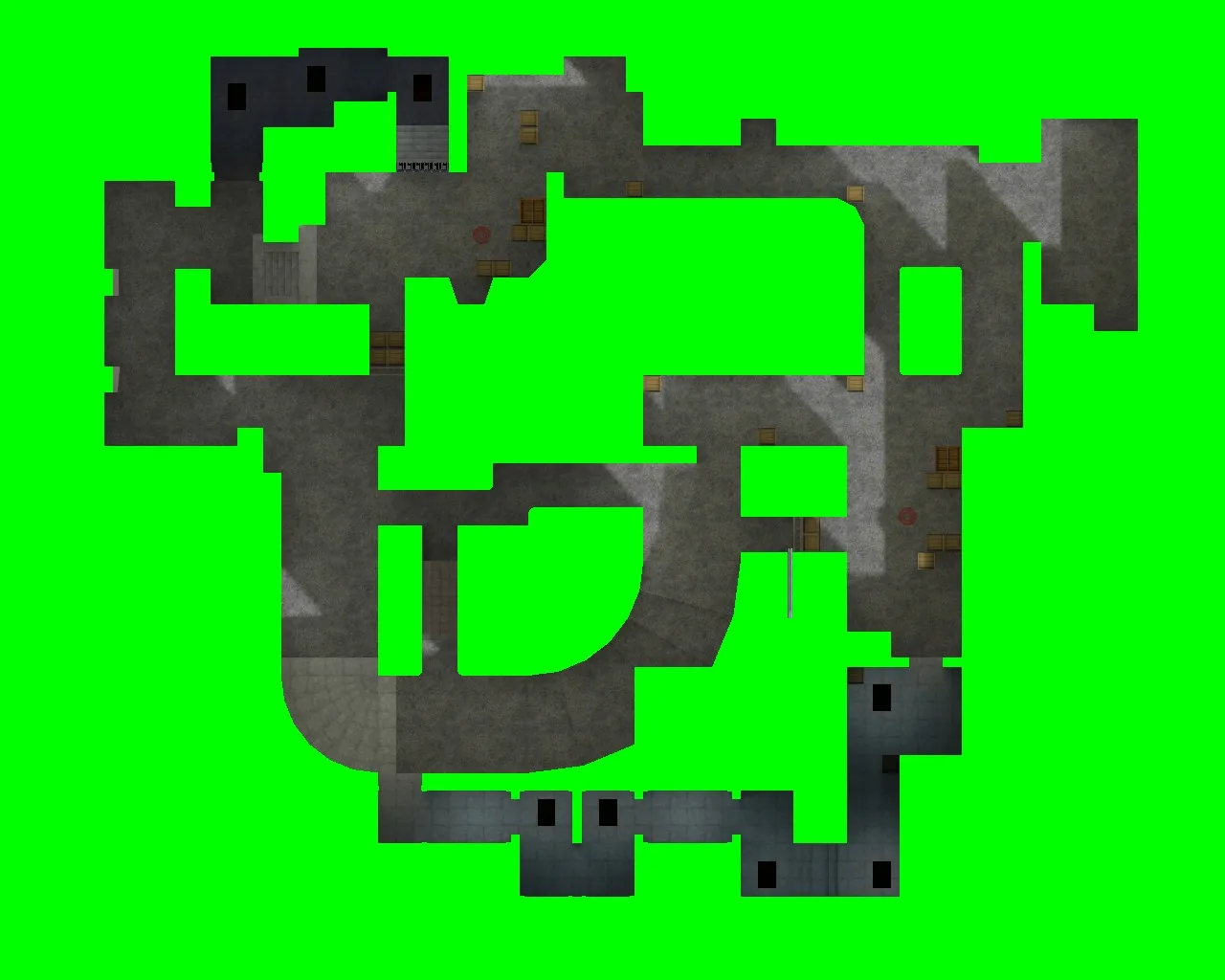 Скриншот Карта de_rampage2 для CS 1.6 - Тактические возможности и баланс