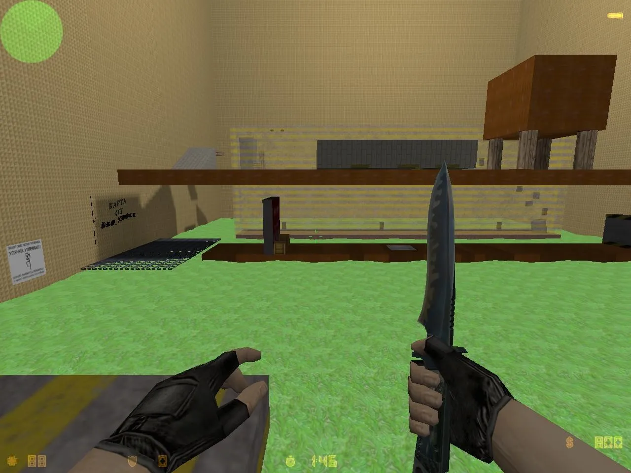 Скриншот  Карта deathrun_wood_way_fix для CS 1.6: маршруты, баланс, точки, .nav и оптимизация