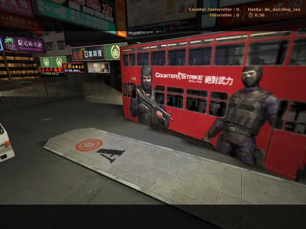 Скриншот  de_dazzling_cso карта для CS 1.6: баланс сторон, точки, .nav для ботов, оптимизация и советы по настройке