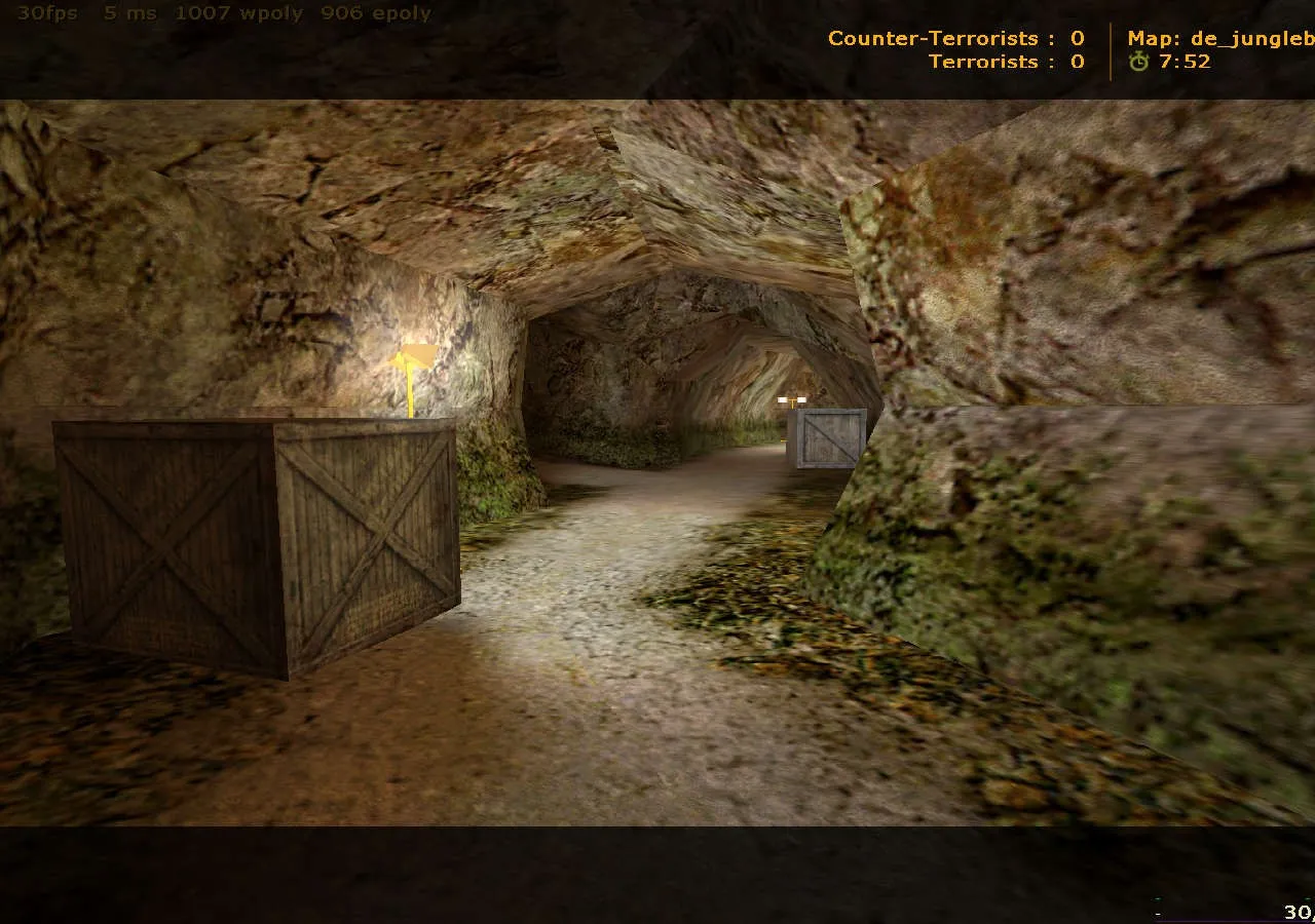 Скриншот  Карта de_junglebase для Counter-Strike 1.6: Обзор и Тактика