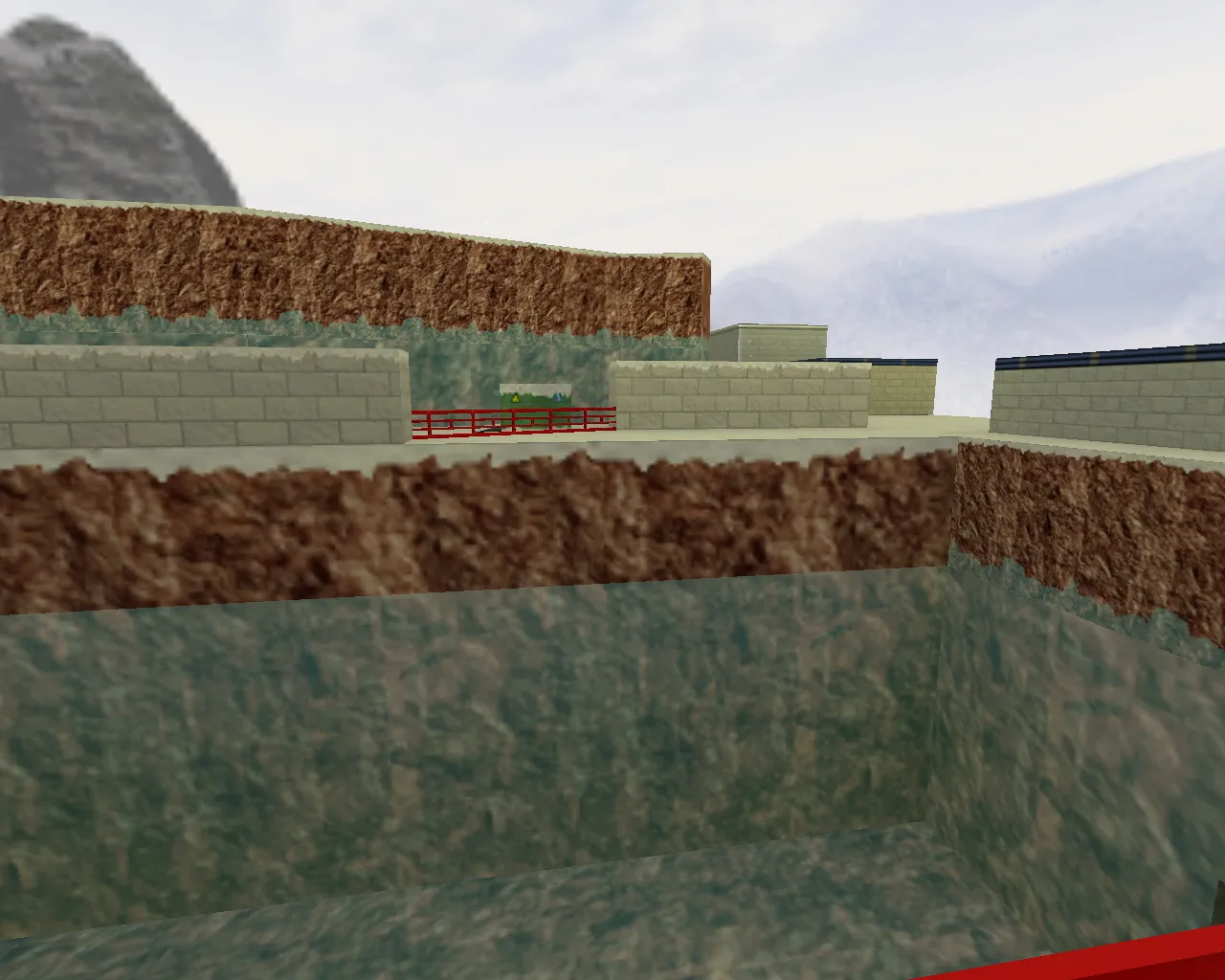 Скриншот  Карта de_snowtown для CS 1.6: Тактический анализ и особенности