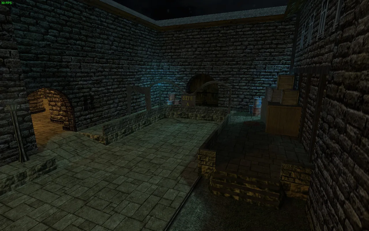 Скриншот  Карта de_kobbl для CS 1.6 - Тактические преимущества и детали