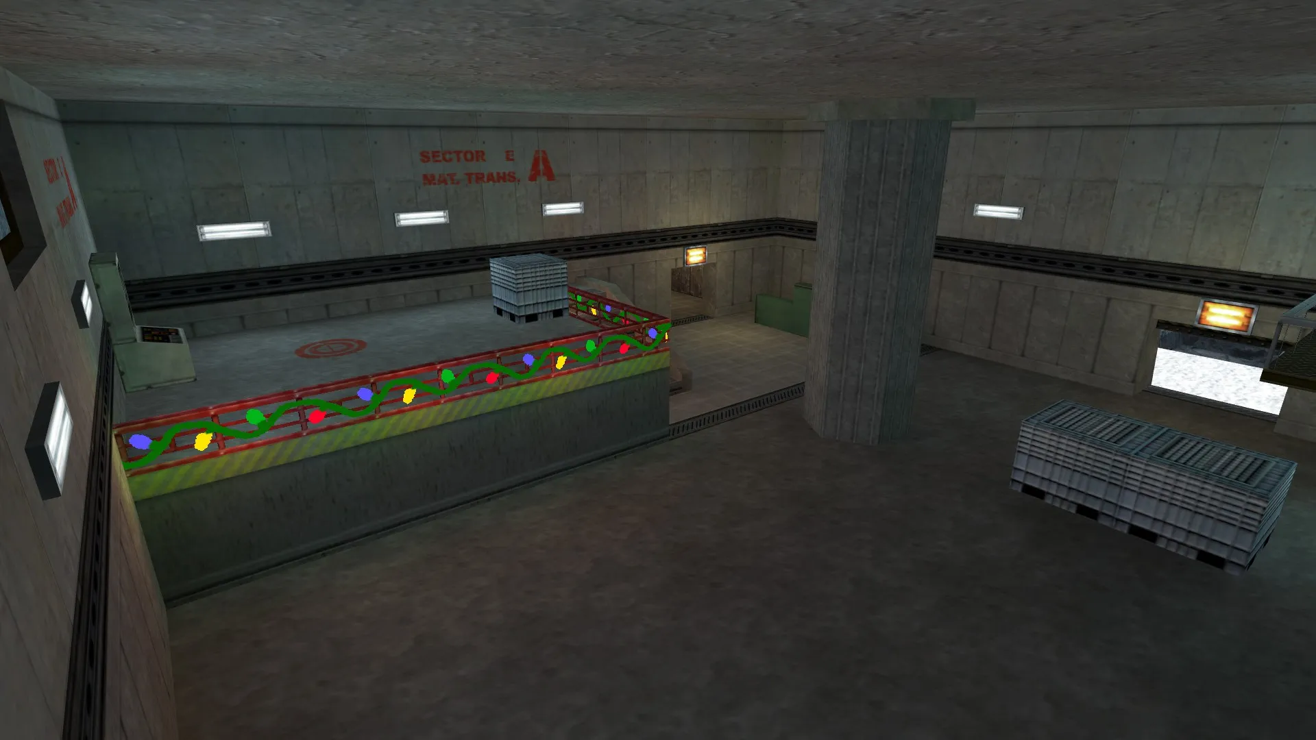 Скриншот  Карта de_xmas_minibomb для CS 1.6 - Зимняя атмосфера и тактика