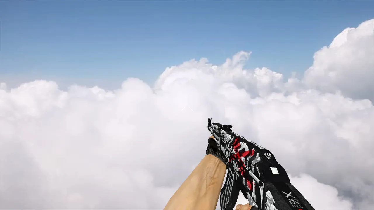 Скриншот Модель АК-47 Bone Hunter для CS 1.6 - Оружие для точных выстрелов