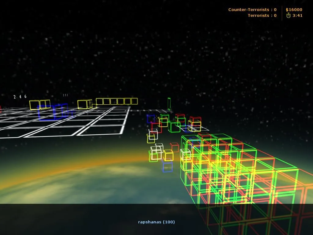 Скриншот  deathrun_vacuum_clarion — карта Deathrun для CS 1.6: точки, раунды, .nav и оптимизация