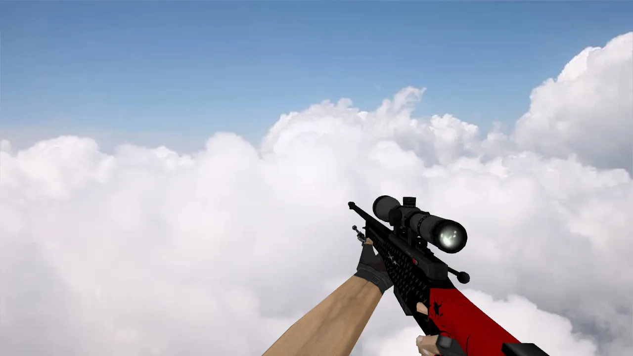 Скриншот Модель AWP Skull Counter для CS 1.6 – Обновите свой арсенал