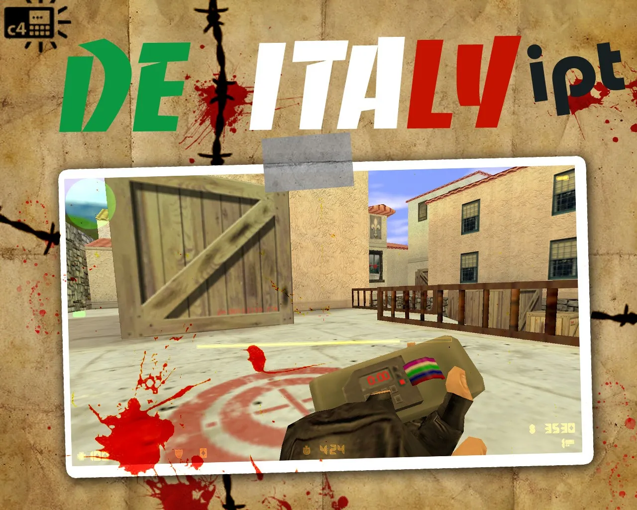 Скриншот  Карта de_italy_ipt для CS 1.6: Тактика и особенности