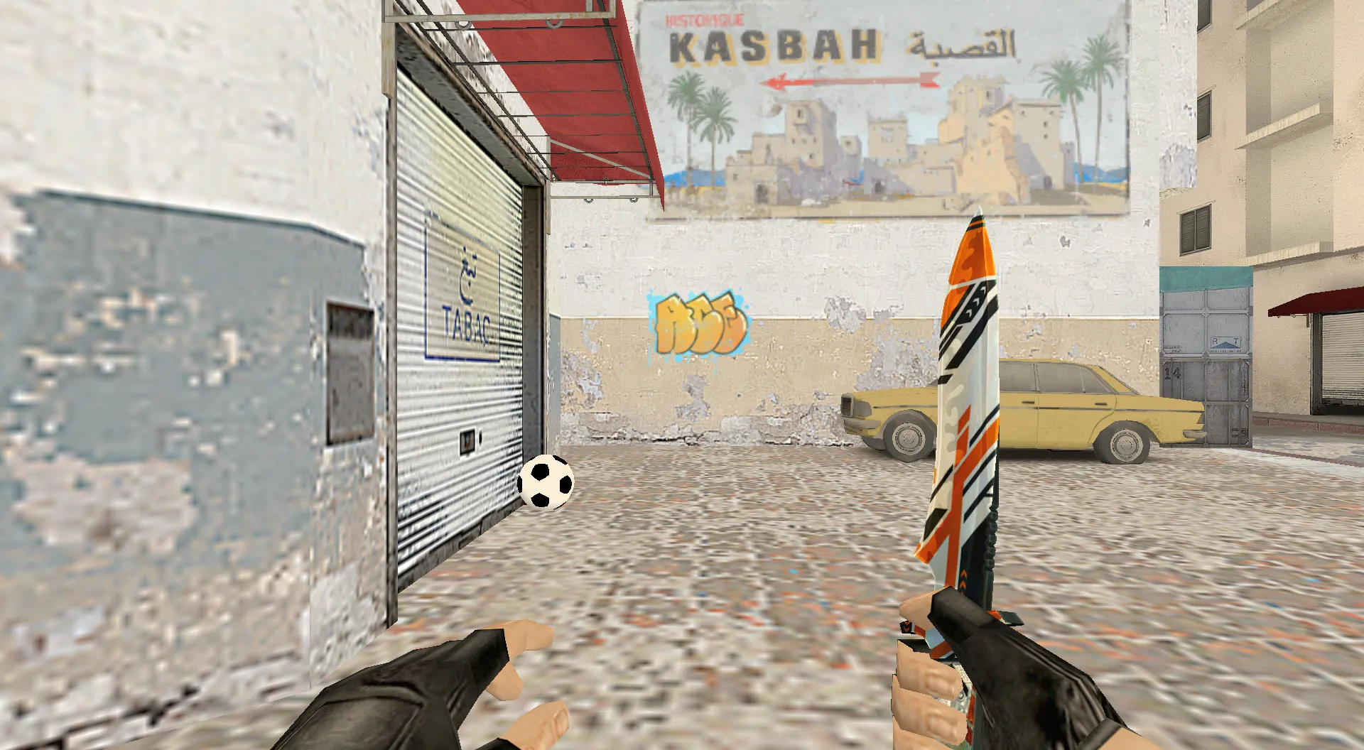 Скриншот  Граффити «Эйс» для CS 1.6 - Уникальное оформление вашего игрового процесса