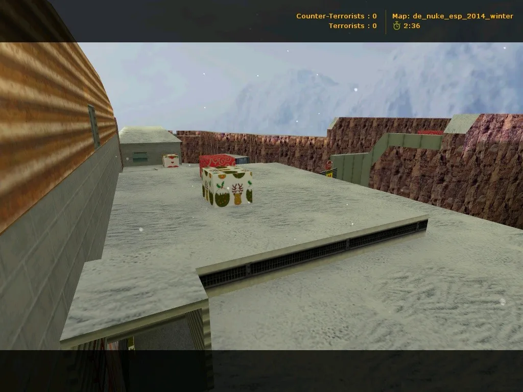Скриншот  Карта de_nuke_esp_winter для CS 1.6: Полная информация и тактики