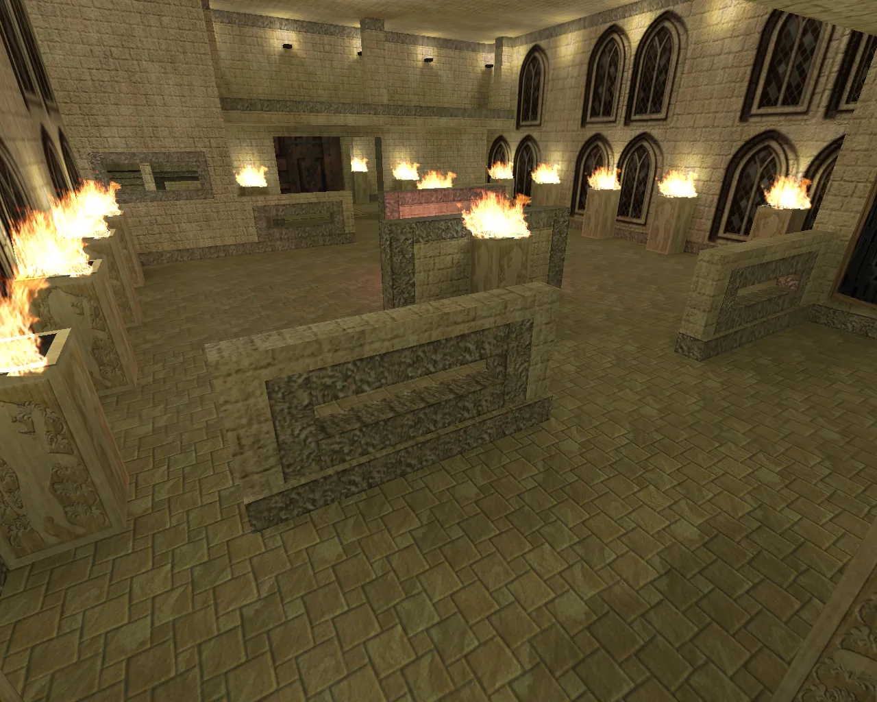 Скриншот  awp_hall_tkl — AWP карта для CS 1.6: баланс сторон, точки, .nav и оптимизация wpoly/epoly