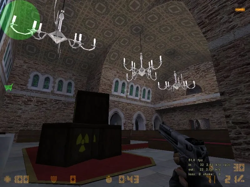 Скриншот Карта «de_lazy» для CS 1.6