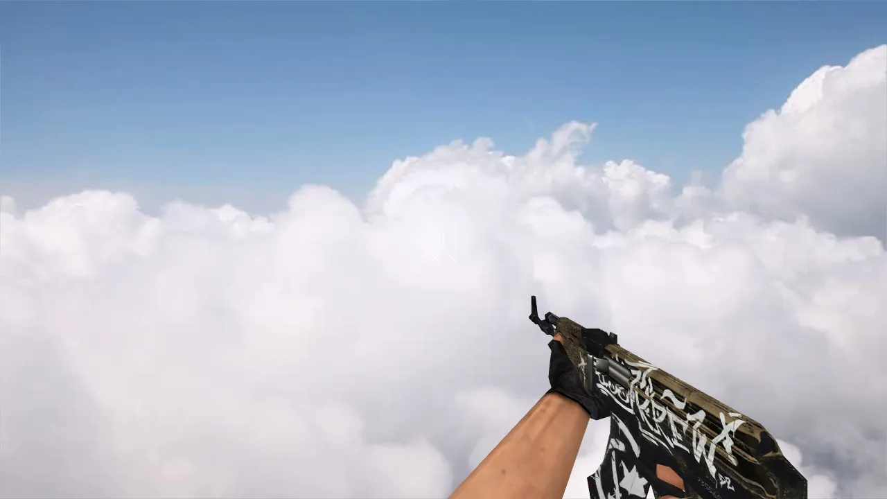 Скриншот Default AK-47 Wasteland Rebel v_ p_ w_ модель для CS 1.6: звуки, анимация осмотра, текстуры