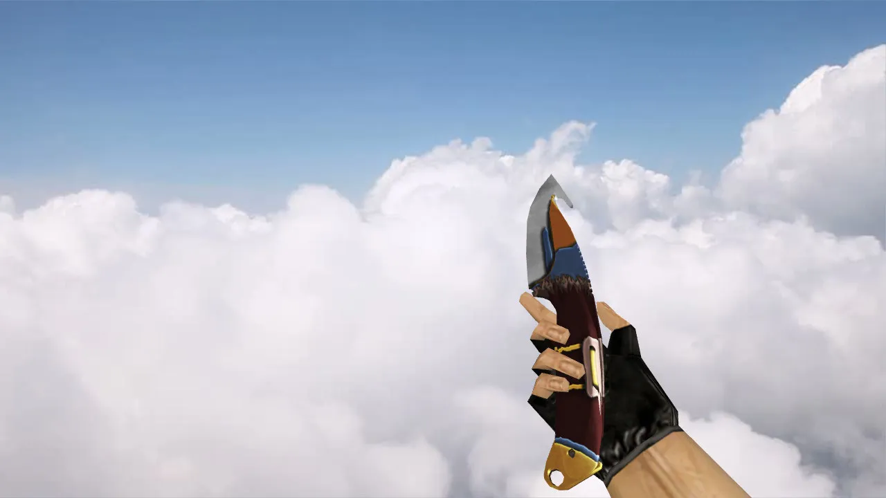 Скриншот Модель «Gut Knife Taruk Clan» для CS 1.6: v_, p_, w_ руки, звук, анимация осмотра и текстуры