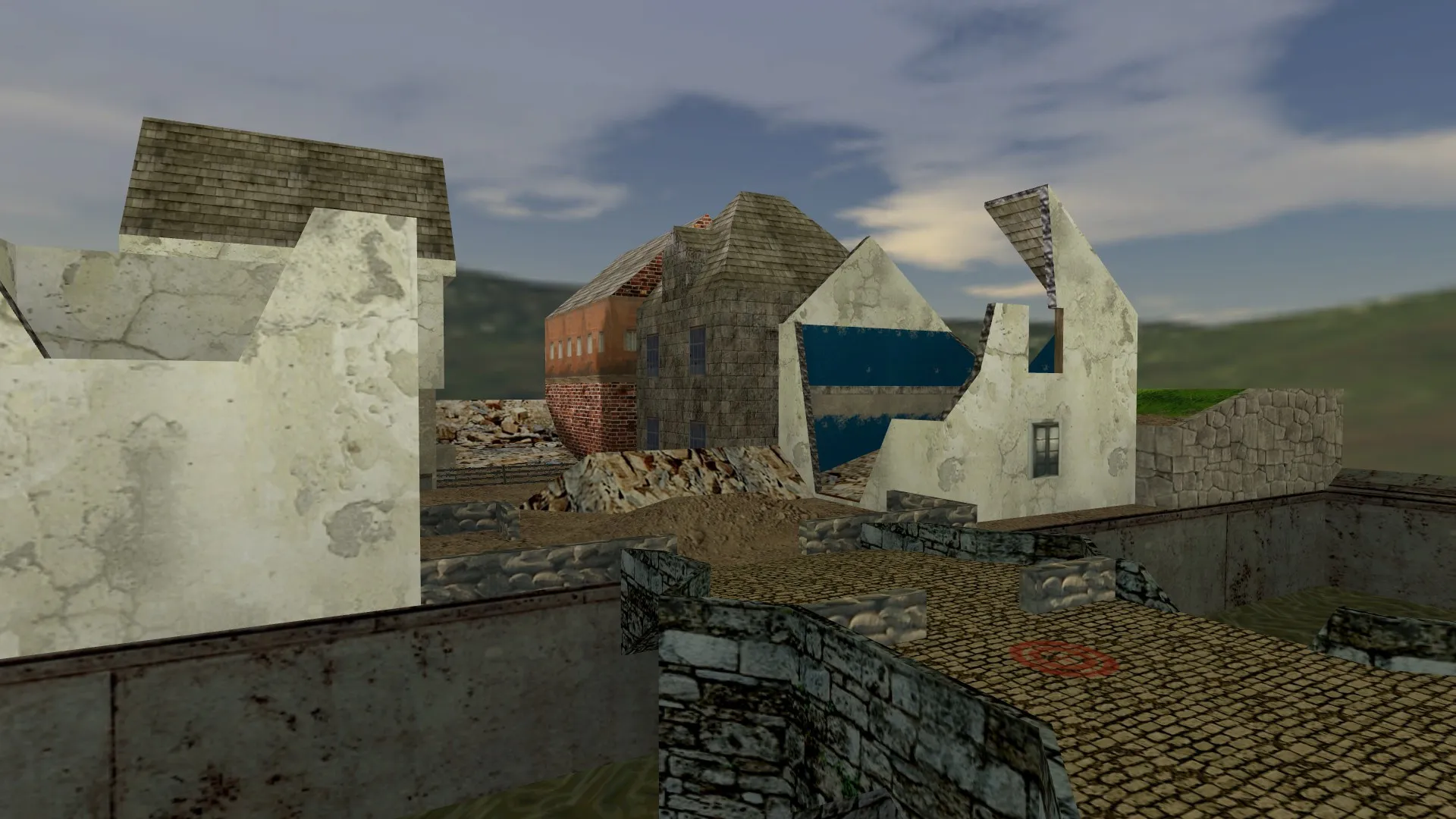 Скриншот  Карта de_nmramelle для CS 1.6 - подробный обзор и тактика