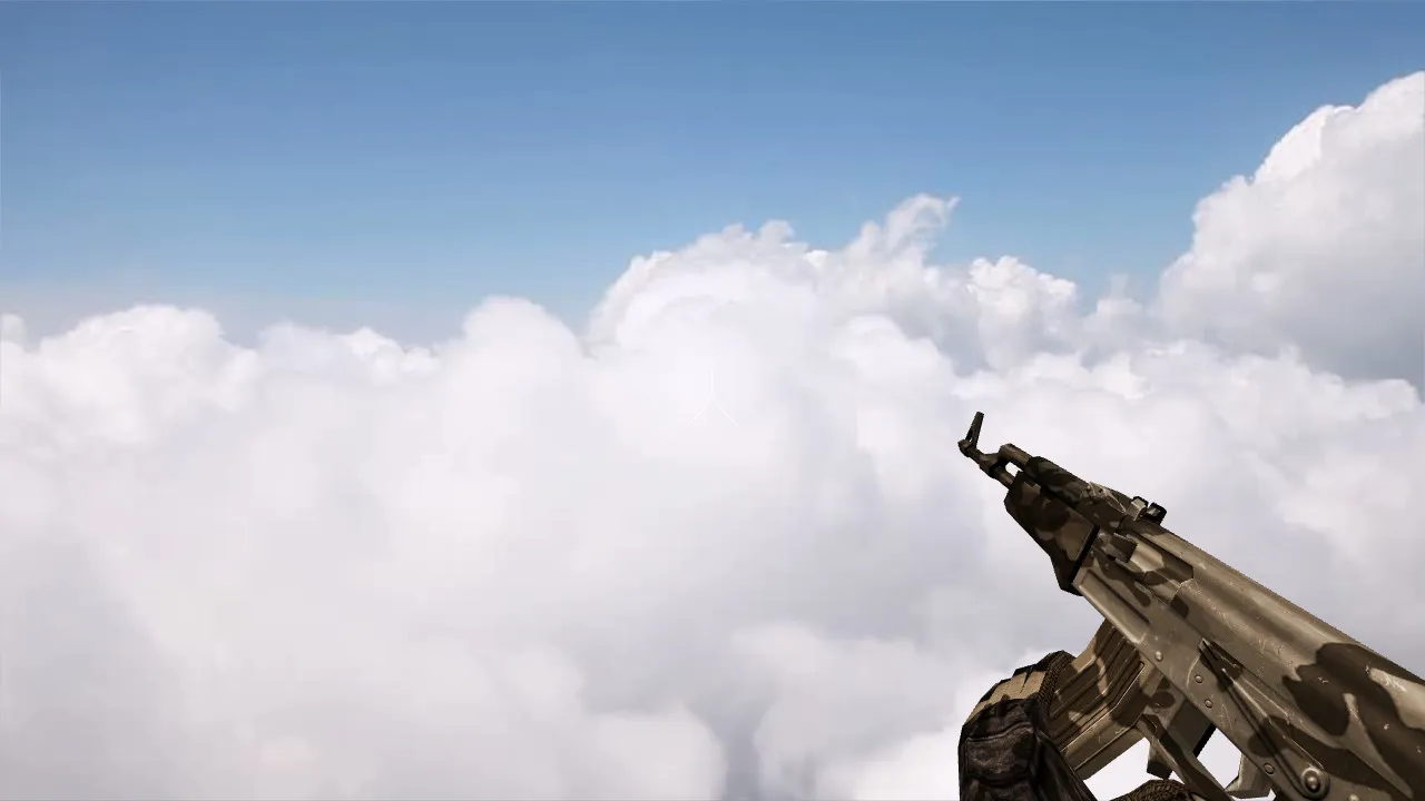 Скриншот AK-47 Brown для CS 1.6: качественная модель с уникальным стилем