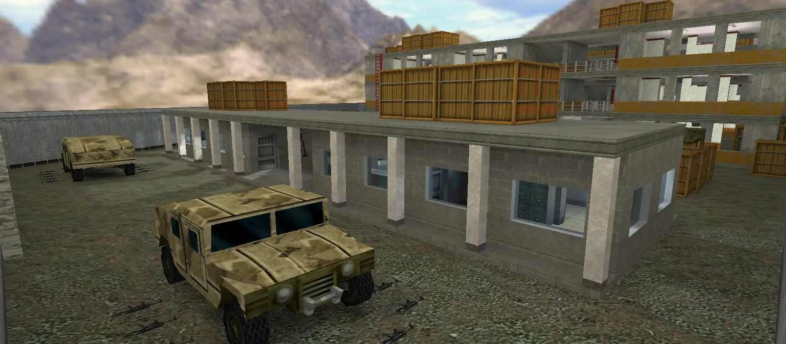 Скриншот  Карта de_untecs для CS 1.6 - Тактические возможности и оптимизация