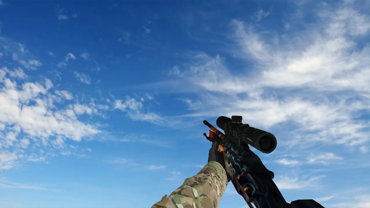 Скриншот  Пак моделей оружия Specialist Gloves Crimson Kimono Pack для CS 1.6: v_, p_, w_ модели, звуки, анимация осмотра