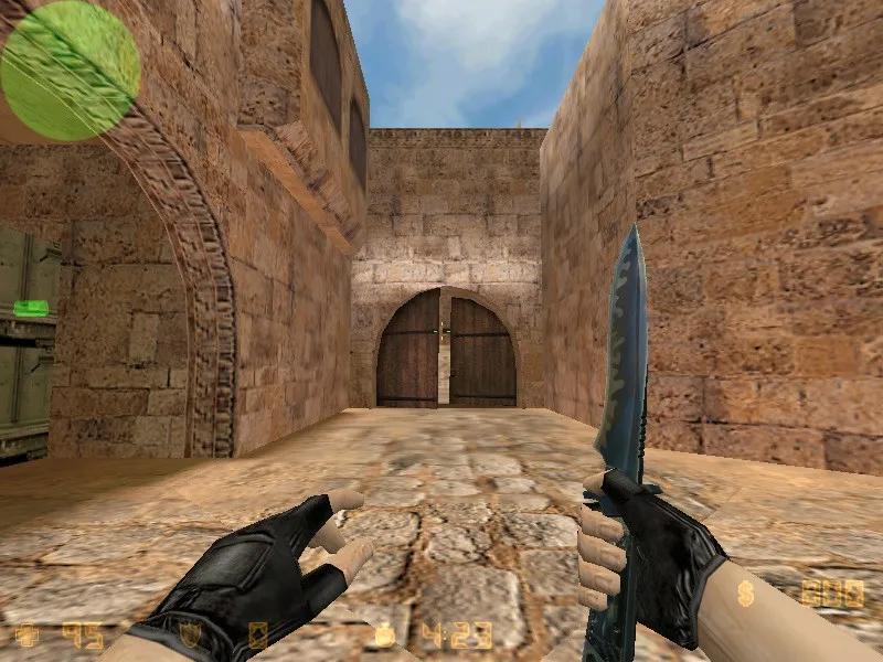 Скриншот  de_dust2_largo_ma_medio — DE карта для CS 1.6, точки под лонг и мид, .nav для ботов, оптимизация