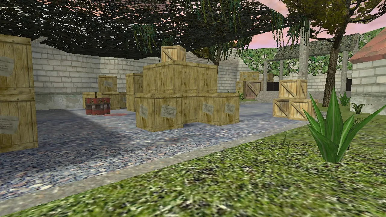Скриншот  Карта de_zelan для Counter-Strike 1.6 - Тактика и особенности