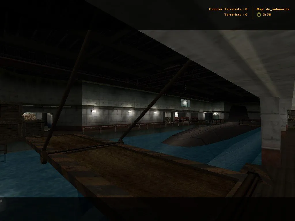 Скриншот Карта de_submarine для CS 1.6 - Подводные сражения