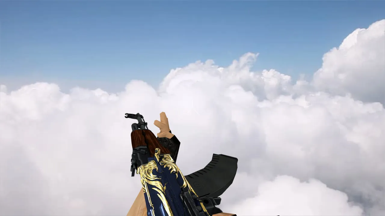 Скриншот Модель «АК-47 «Боец»» для CS 1.6: качественные текстуры и анимации