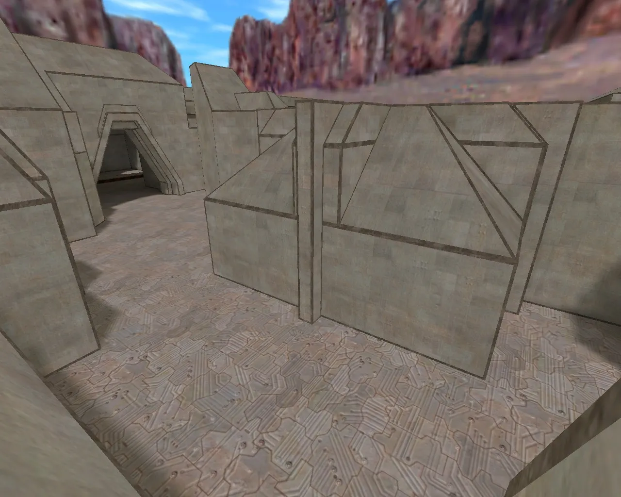 Скриншот  Карта de_sdt для CS 1.6: Тактики и особенности