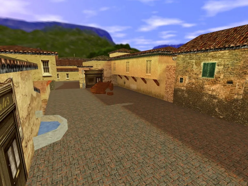 Скриншот  Карта de_marjour для CS 1.6 — тактическое преимущество в игре