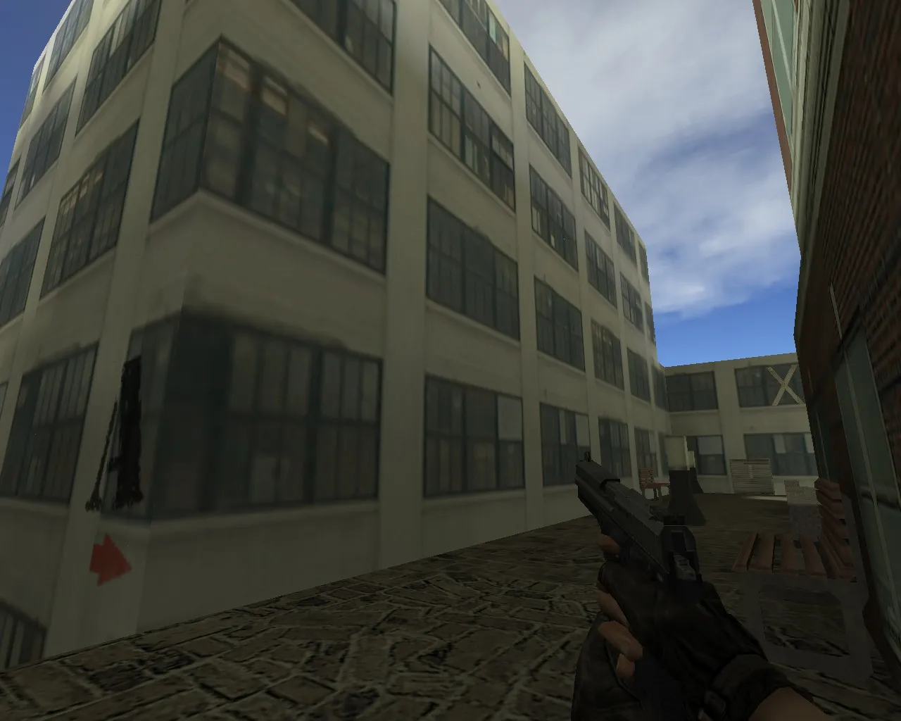 Скриншот  de_bronxdust2_xnetam — DE карта для CS 1.6: тёмные углы, точки под плент, .nav и оптимизация