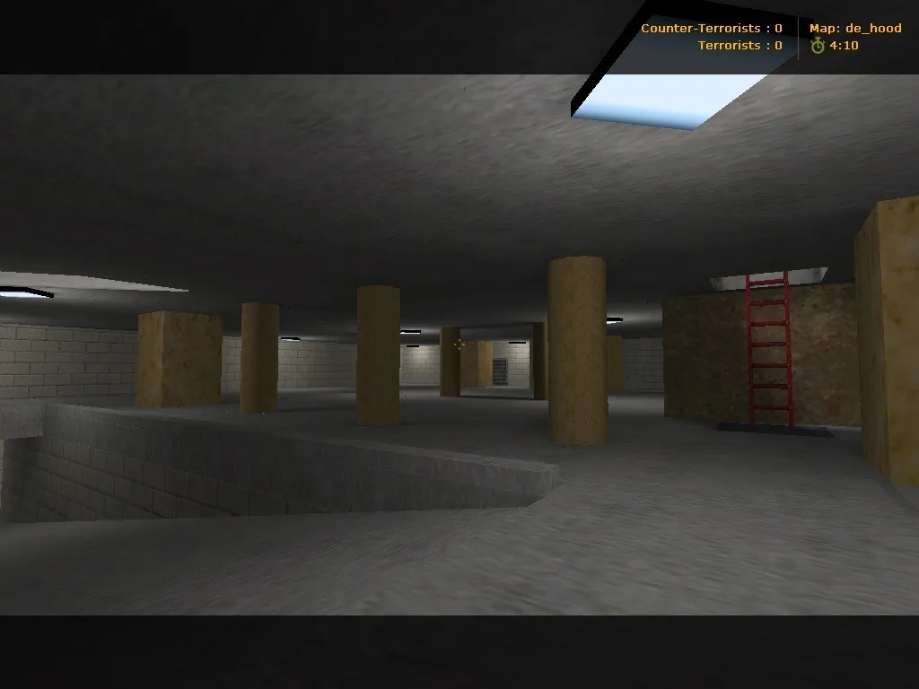 Скриншот  Карта de_hood для CS 1.6 - Тактический обзор и особенности