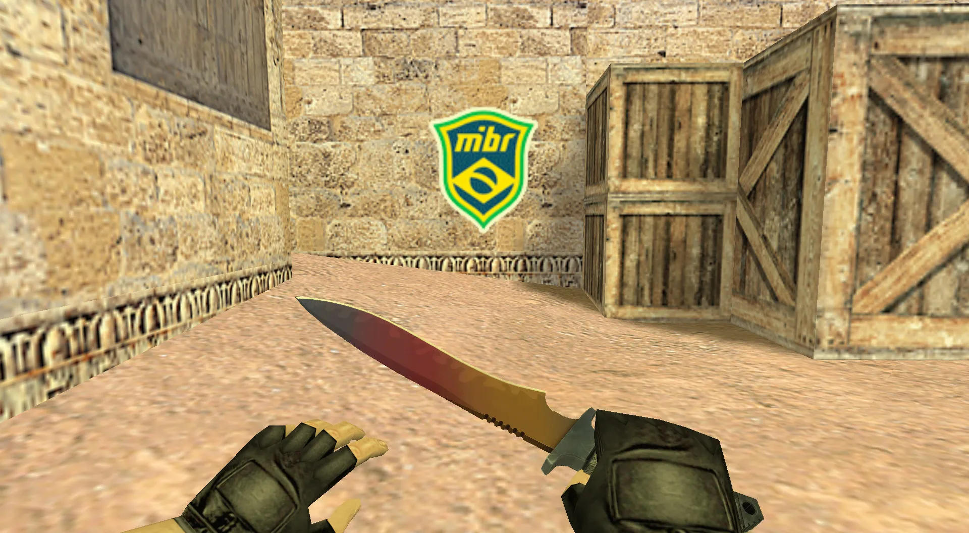 Скриншот Граффити «MiBR New Logo» для CS 1.6 - Киберспорт