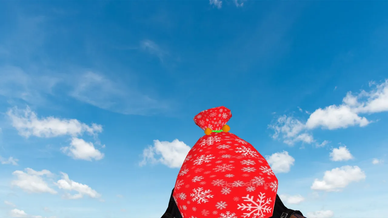 Скриншот Модель «Christmas Bag Grenade» v модели гранаты для CS 1.6: звуки, анимация осмотра, текстуры, настройка