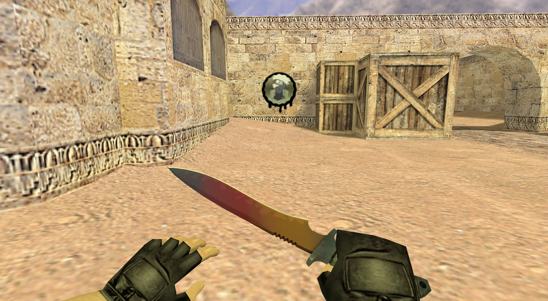 Скриншот Граффити «Какаси Хатакэ» для CS 1.6 - Уникальный стиль для вашего игрового процесса