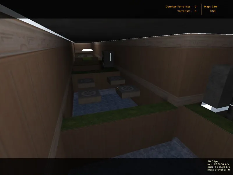 Скриншот  deathrun_compact_click21 для CS 1.6: компактная deathrun-карта, точки, .nav, оптимизация и советы по запуску