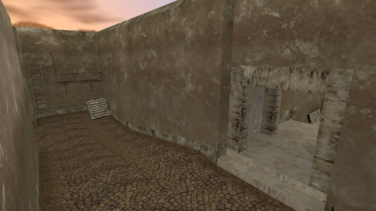 Скриншот  de_breeze для CS 1.6: тактики за T/CT, точки, .nav, оптимизация wpoly/epoly и советы по запуску