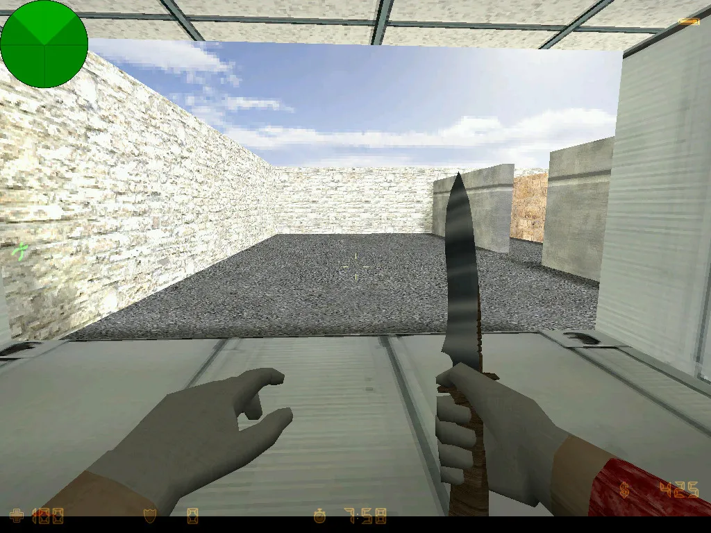 Скриншот  Карта de_destroy для CS 1.6: точки, маршрут, .nav для ботов, оптимизация wpoly/epoly