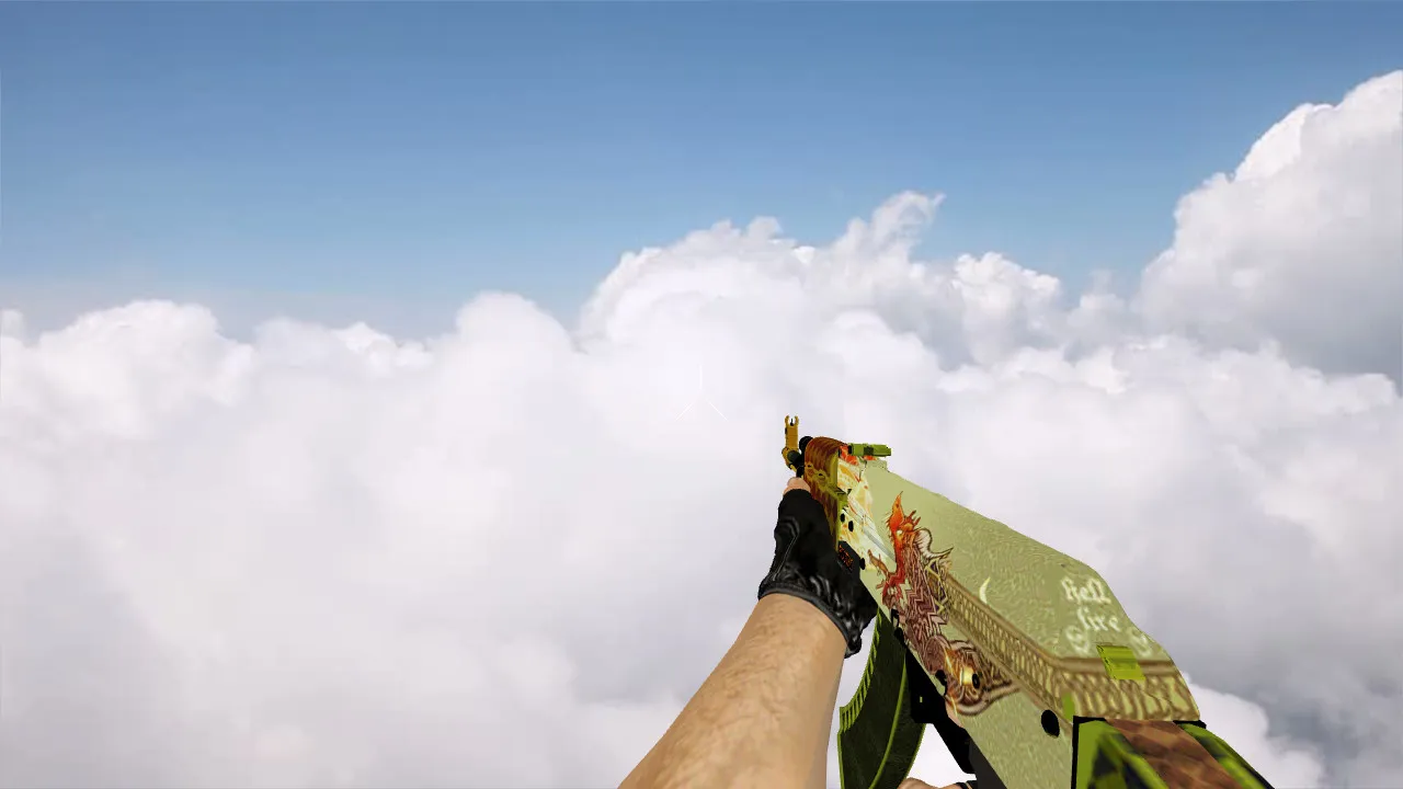 Скриншот Модель AK-47 Dragon Lore для CS 1.6 - Качество и детали