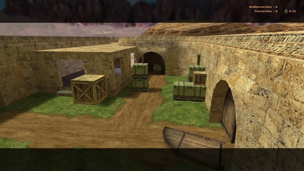 Скриншот  de_dust2x карта для CS 1.6: баланс сторон, тактика точек, оптимизация и .nav для ботов