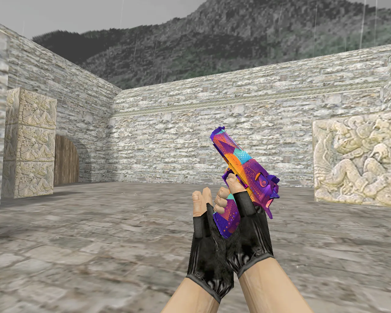 Скриншот Deagle | Океанское побережье (Ocean Drive) для CS 1.6: яркий скин