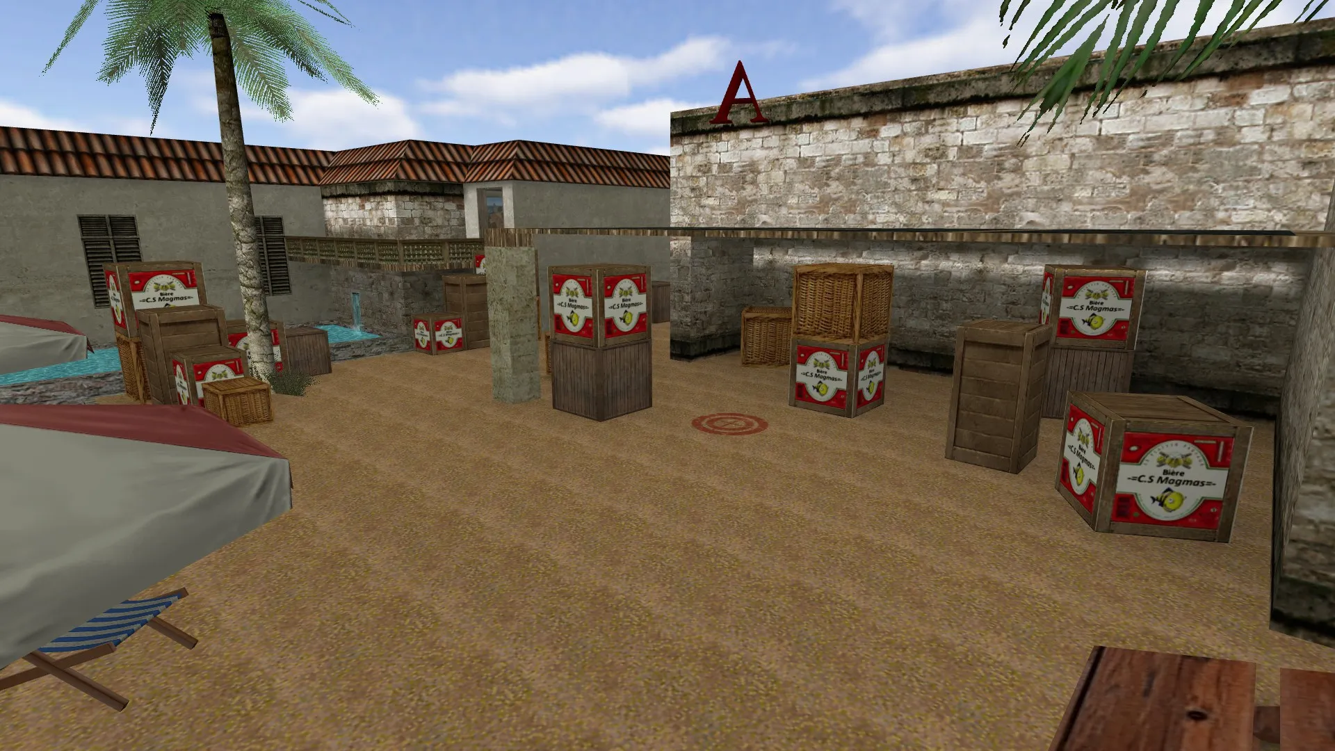 Скриншот  Карта de_inferno_suncsm для CS 1.6: Тактика и особенности