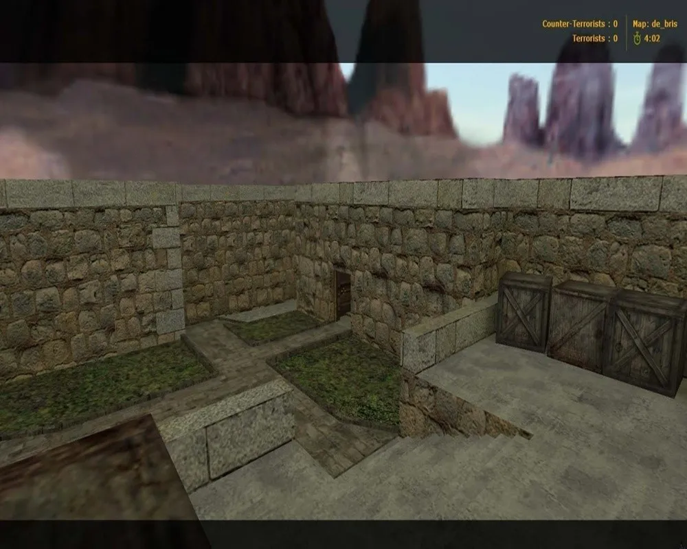 Скриншот  de_bris карта для CS 1.6: точки, баланс сторон, .nav для ботов и оптимизация wpoly/epoly