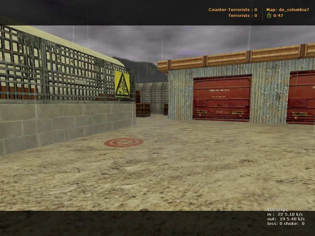 Скриншот  de_colombia для CS 1.6: тактика за CT и T, точки контроля, .nav и оптимизация карты