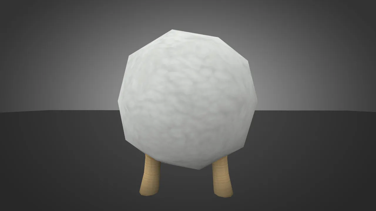 Скриншот Модель «Sheep» для CS 1.6 - Уникальный скин курицы