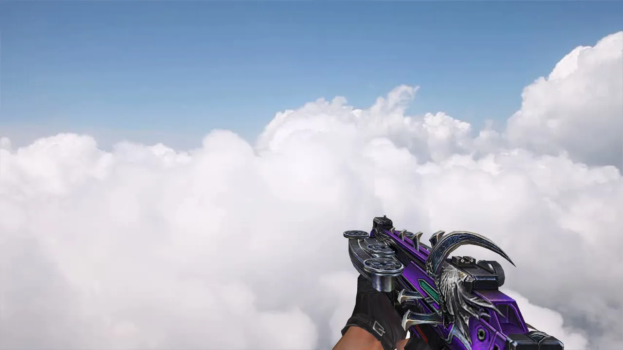 Скриншот Модель «THANATOS-3» для CS 1.6 — качественные текстуры и анимация