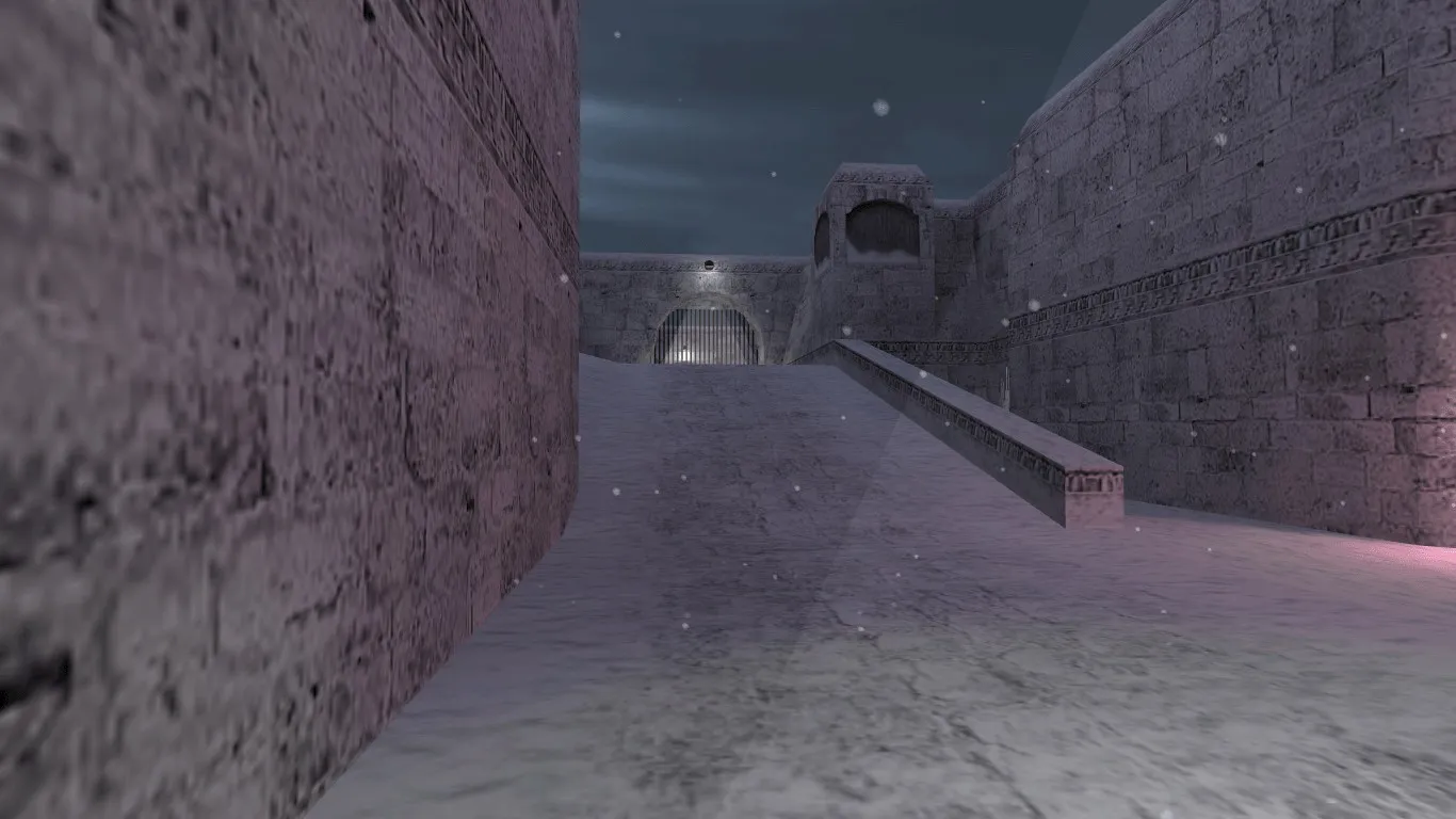 Скриншот Карта «de_dust2_2x2_winter16» для CS 1.6