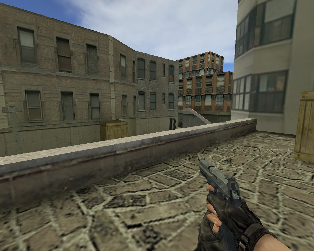 Скриншот  de_bronxdust2_xnetam — DE карта для CS 1.6: тёмные углы, точки под плент, .nav и оптимизация