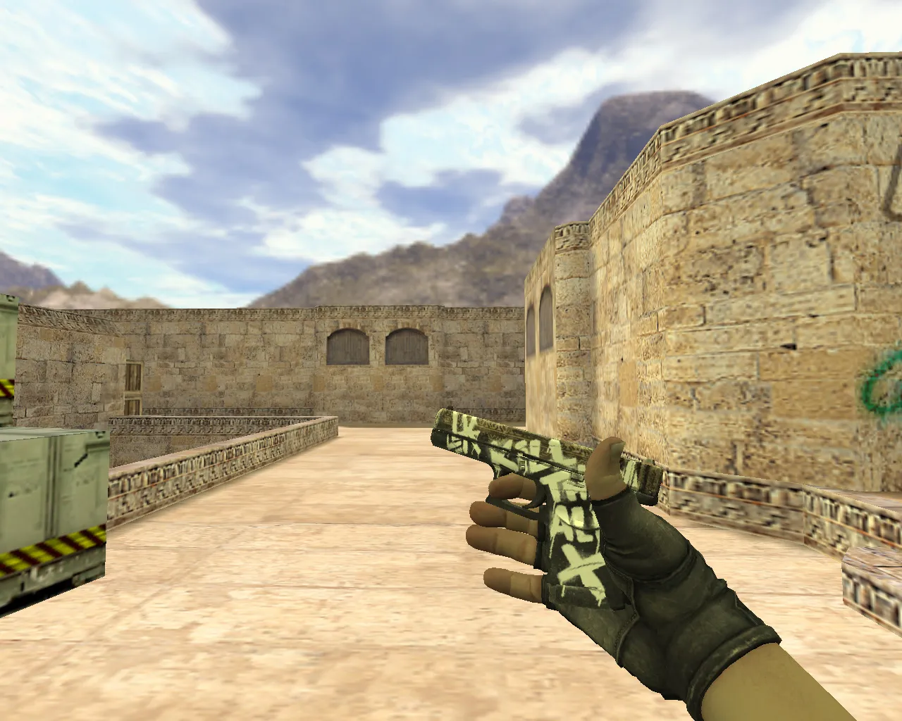 Скриншот Модель «Glock Пустынный повстанец» для CS 1.6 - Скачать